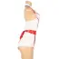Костюм медсестры Star Night Nurse Set, красно-белый: платье + головной убор + фартук + повязка на руку - Фото №11