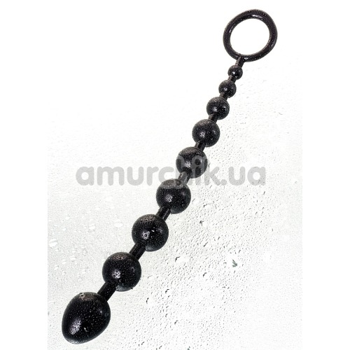Анальная цепочка A-Toys Anal Beads 761309 M-Size, чёрная