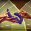 Безременевий страпон з вібрацією Fun Factory Sharevibe, фіолетовий - Фото №5