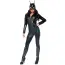Костюм героїні Captivating Crime Fighter Catsuit, чорний: комбінезон + пояс + маска з вушками - Фото №1