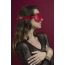 Маска Feral Feelings Blindfold Mask, червона - Фото №3