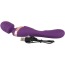 Універсальний масажер Javida Double Vibro Massager, фіолетовий - Фото №3