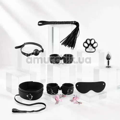 Бондажный набор DS Fetish Black Cutie Kit, черный