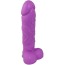 Мыло в виде пениса с присоской Чистий Кайф M, фиолетовое - Фото №1