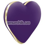 Клиторальный вибратор Rianne S Heart Vibe, фиолетовый - Фото №1
