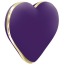 Кліторальний вібратор Rianne S Heart Vibe, фіолетовий - Фото №1