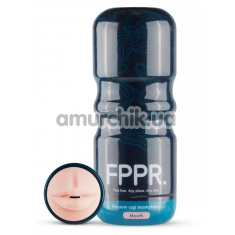 Симулятор орального сексу FPPR Vacuum Cup Masturbator Mouth, тілесний - Фото №1
