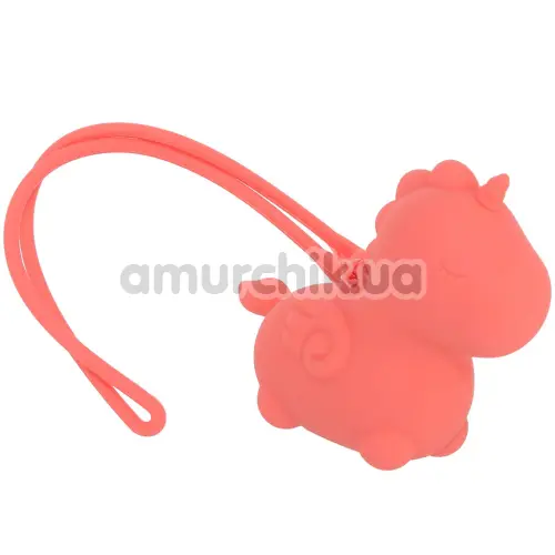 Вібратор-брелок Unihorn Mini Peachy Pony, помаранчевий