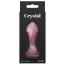 Анальная пробка Crystal Glass Gem, розовая - Фото №2