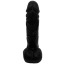 Мыло в виде пениса с присоской Чистий Кайф M, черное - Фото №1