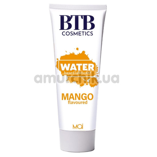 Лубрикант BTB Cosmetics Water Based Lubricant Mango - манго, 100 мл - Фото №1