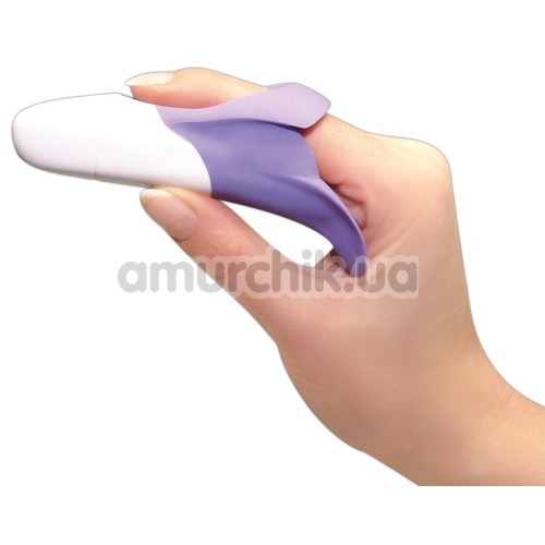 Вибронапалечник для стимуляции клитора Finger Vibrator, фиолетовый