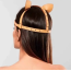 Маска Кошечки Bijoux Indiscrets Maze Head Harness With Cat Ears, коричневая - Фото №3