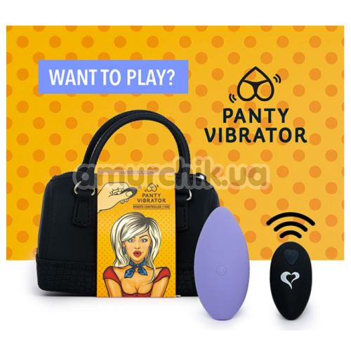 Вибратор FeelzToys Panty Vibrator, фиолетовый