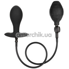 Анальний розширювач Weighted Silicone Inflatable Plug Large, чорний - Фото №1