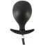 Анальный расширитель Inflatable Plug, черный - Фото №4