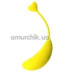 Віброяйце Vibrating Egg Banana PL-B135, жовте - Фото №1
