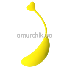 Виброяйцо Vibrating Egg Banana PL-B135, желтое - Фото №1