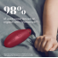 Симулятор орального секса для женщин Womanizer Premium 2, бордовый - Фото №23
