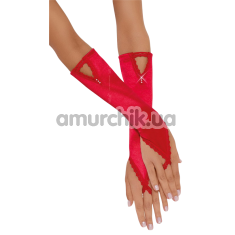 Перчатки Gloves (модель 7710), красные - Фото №1
