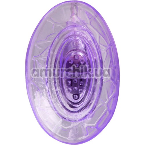 Вакуумная помпа с вибрацией для клитора Butterfly Clitoral Pump, фиолетовая