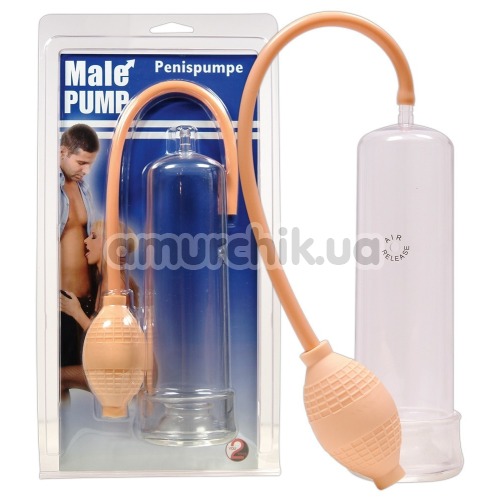 Вакуумная помпа Male Pump, прозрачная