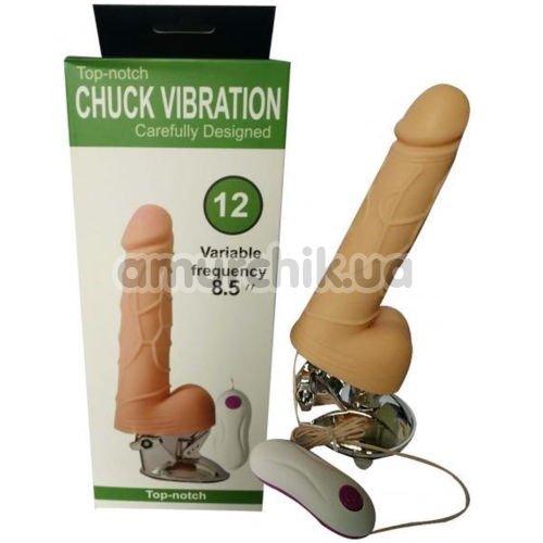 Вибратор Loveshop Top-Notch Chuck Vibration, телесный