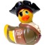 Клиторальный вибратор I Rub My Duckie Pirate, желтый - Фото №1