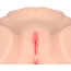 Искусственная вагина и анус с вибрацией Kokos Hanna, телесная - Фото №4