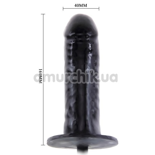 Анальний розширювач з вібрацією Bigger Joy Inflatable Penis, чорний