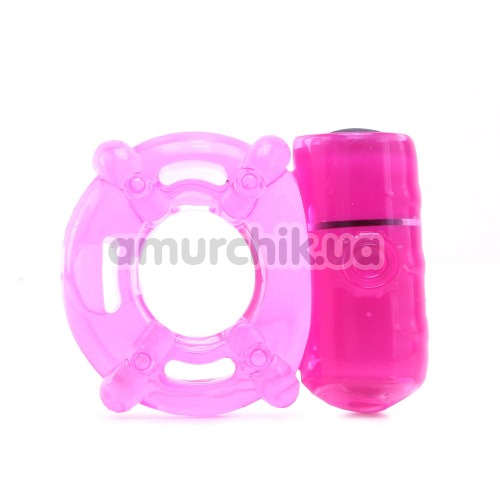 Виброкольцо Climax Juicy Rings, розовое