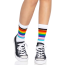 Носки Leg Avenue Pride Rainbow, белые - Фото №3