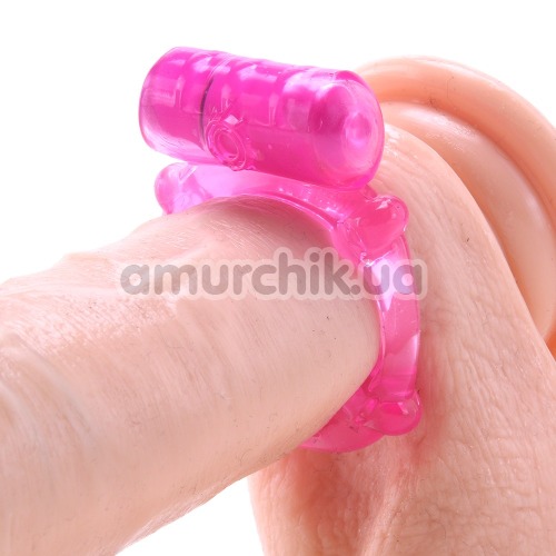 Виброкольцо Climax Juicy Rings, розовое
