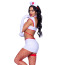 Костюм медсестри Leg Avenue Heartstopping Nurse Costume білий: сукня + чепчик + перчатки + гартер - Фото №3