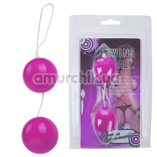 Вагинальные шарики Twins Ball, розовые