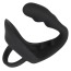 Стимулятор простаты с эрекционным кольцом Black Velvets Ring & Plug, черный - Фото №3