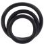 Набор эрекционных колец Black Rubber Ring Set, 3 шт - Фото №2
