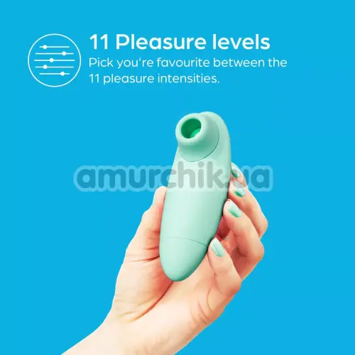 Симулятор орального сексу для жінок So Divine Pearl Suction Stimulator, бірюзовий
