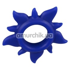 Эрекционное кольцо Sun Cockring, синее - Фото №1