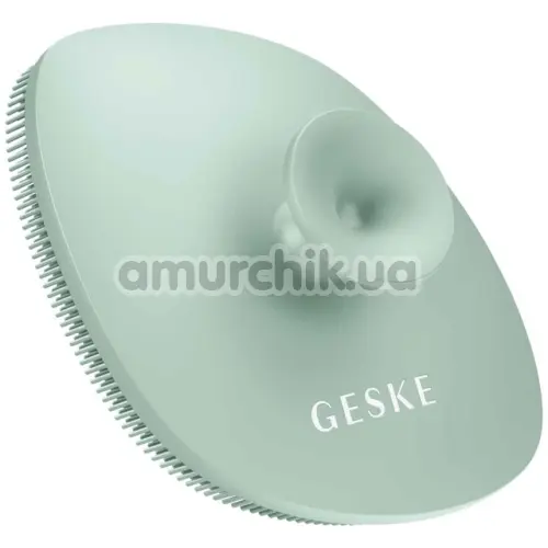 Щетка для лица Geske Facial Brush 4 in 1 Suction Mount, зеленая