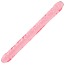 Двокінцевий фалоімітатор Crystal Jellies, 45 см рожевий - Фото №1