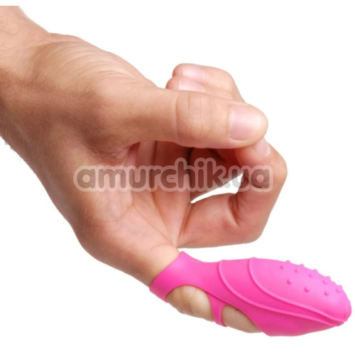 Вибратор на палец Frisky Bang Her G-Spot Finger Vibe, розовый