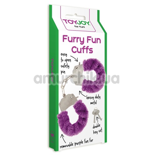 Наручники Furry Fun Cuffs, фиолетовые