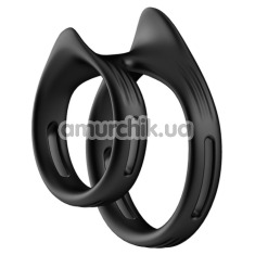 Ерекційне кільце для члена Boss Series Capen Cock Ring, чорне - Фото №1