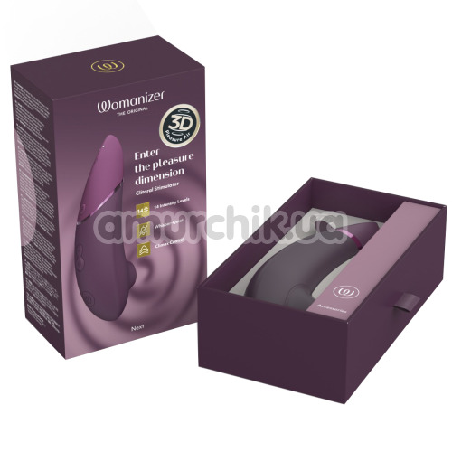 Симулятор орального секса для женщин Womanizer The Original Next, фиолетовый