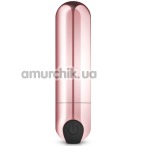 Клиторальный вибратор Rosy Gold Nouveau Bullet Vibrator, розовый - Фото №1