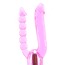 Анально-вагинальный вибратор Dual Pleasure Vibe, розовый - Фото №4