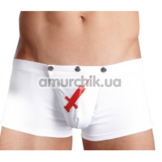 Труси-шорти чоловічі Svenjoyment Underwear Медбрат, білі - Фото №1