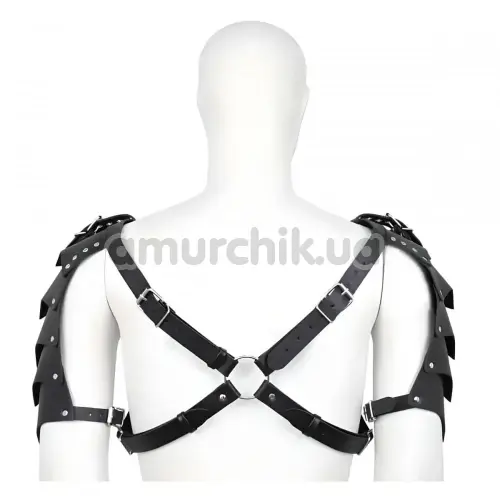 Портупея мужская DS Fetish Two Belts Flank, черная