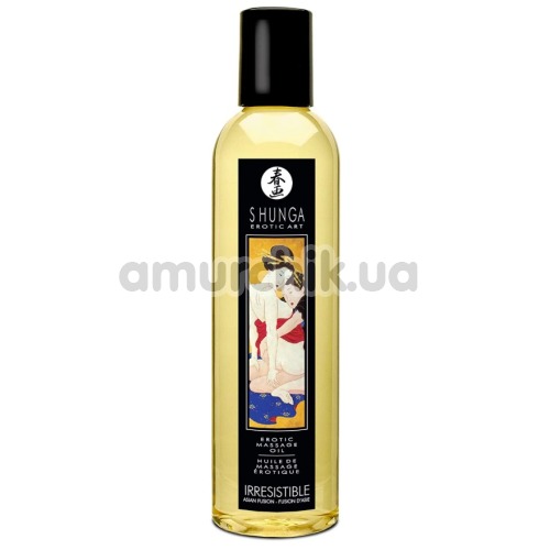 Массажное масло Shunga Erotic Massage Oil Irresistible Asian Fusion - азиатские фрукты, 250 мл